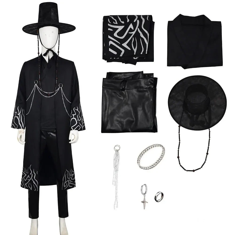Korean Hanbok Halloween Costume Cosplay Party Outfit