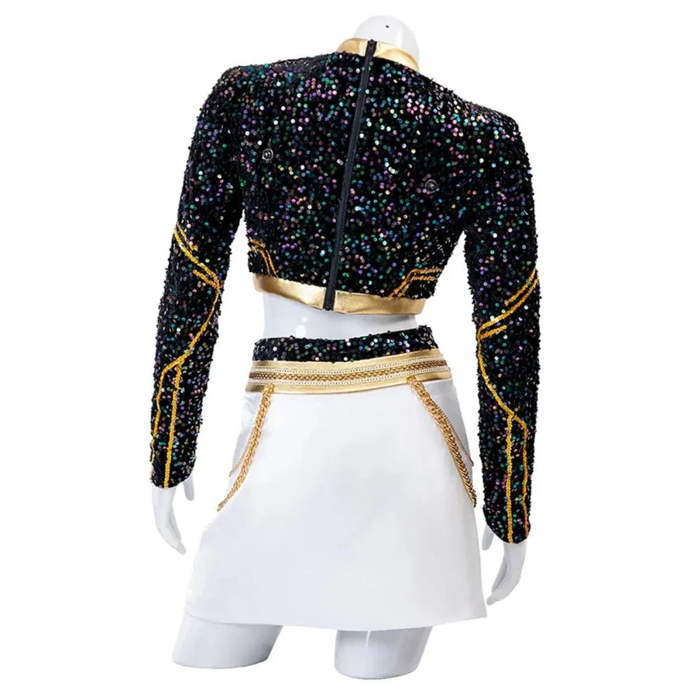 Kpop-Style Halloween Stage Cosplay Outfit Set