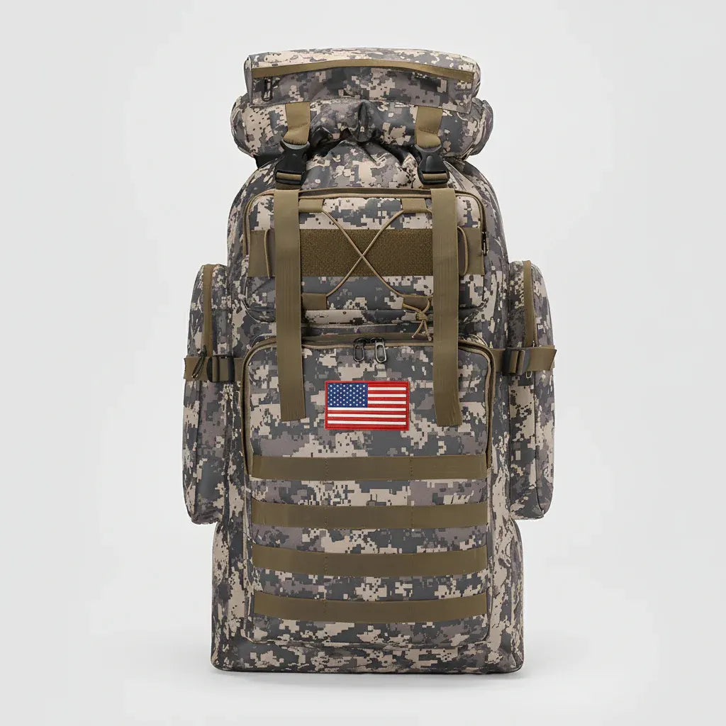 Large Capacity Tactical Hiking Daypack for Outdoor Travel
