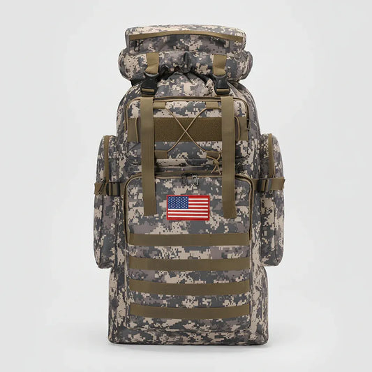 Large Capacity Tactical Hiking Daypack for Outdoor Travel