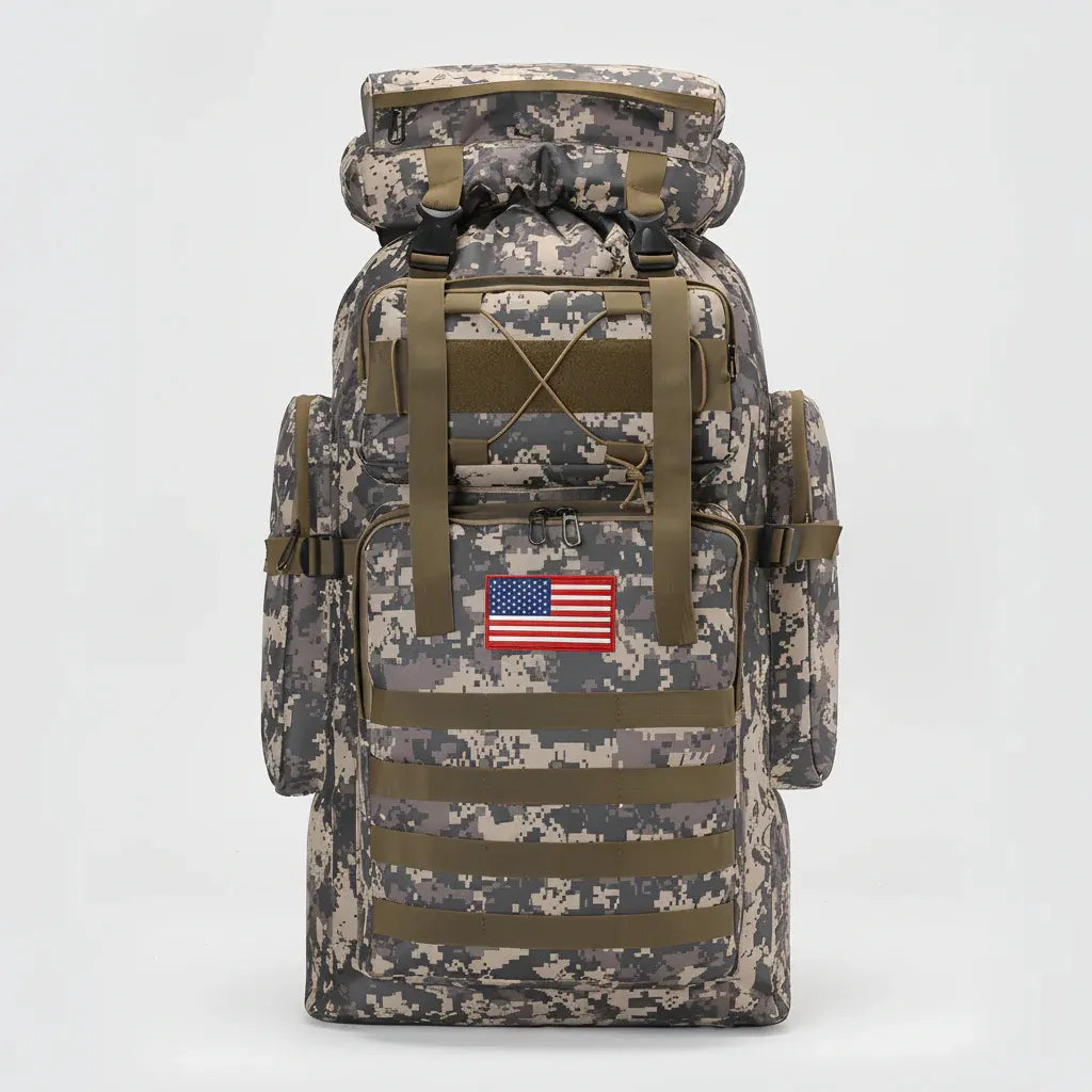 Large Capacity Tactical Hiking Daypack for Outdoor Travel