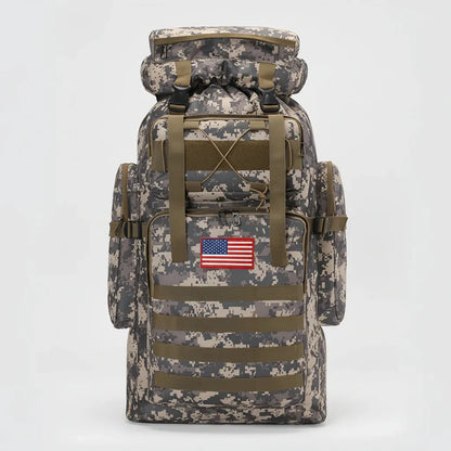 Large Capacity Tactical Hiking Daypack for Outdoor Travel
