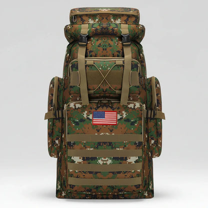 Large Capacity Tactical Hiking Daypack for Outdoor Travel