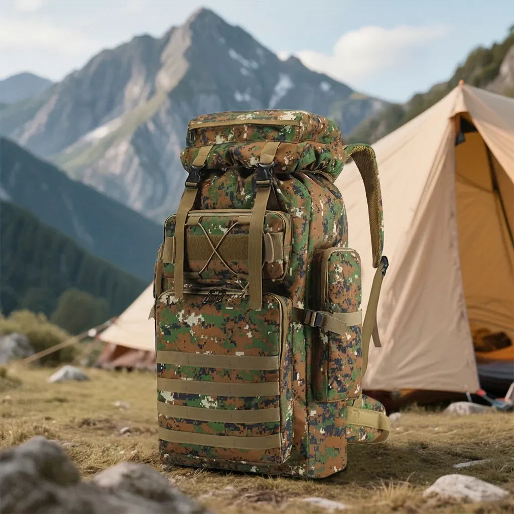Large Capacity Tactical Hiking Daypack for Outdoor Travel