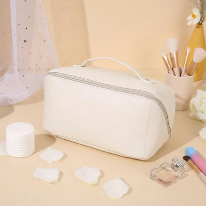 Large Capacity Travel Makeup Pouch Cosmetic Toiletry Storage Case