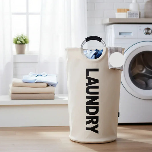 Large Foldable Waterproof Fabric Laundry Hamper
