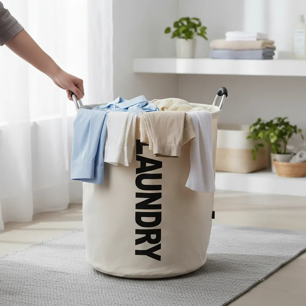 Large Foldable Waterproof Fabric Laundry Hamper