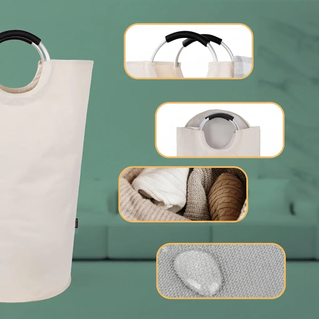 Large Foldable Waterproof Fabric Laundry Hamper