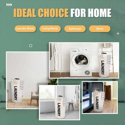 Large Foldable Waterproof Fabric Laundry Hamper