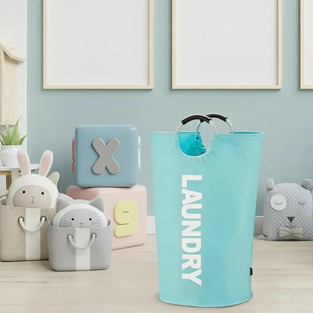 Large Foldable Waterproof Fabric Laundry Hamper