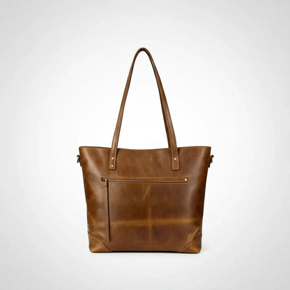 Large Zip-Top Tote Handbag for Women