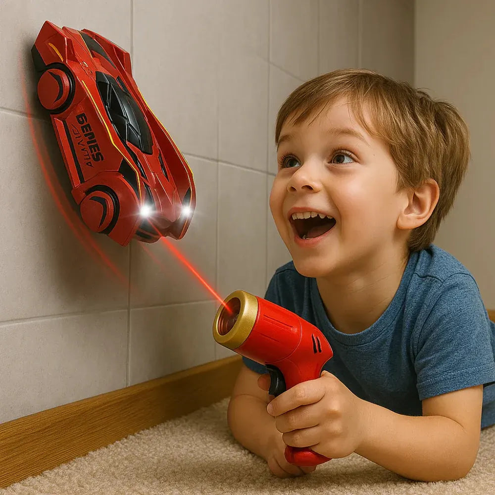 Laser-Guided Wall Climbing RC Car Toy for Kids