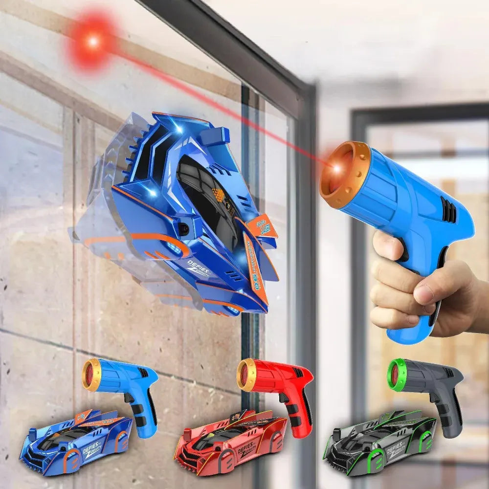 Laser-Guided Wall Climbing RC Car Toy for Kids