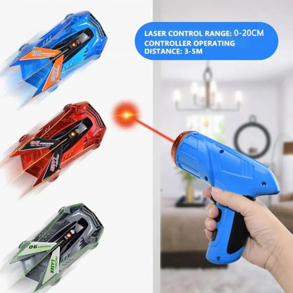Laser-Guided Wall Climbing RC Car Toy for Kids