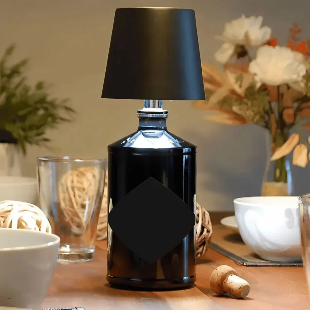LED Bottle-Shaped Desk Lamp Decorative Night Light for Mood Lighting
