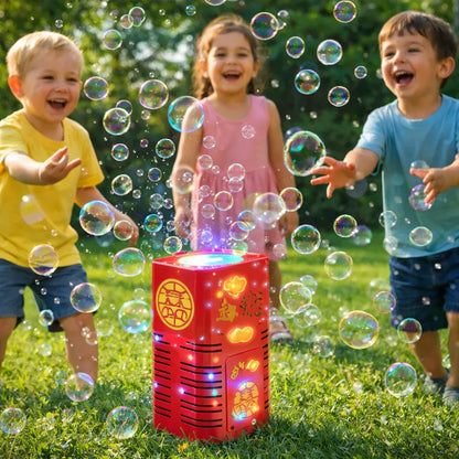 LED Bubble Blower Machine for Kids Outdoor Party Fun