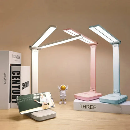 LED Desk Lamp with Touch Control and Adjustable Brightness for Study