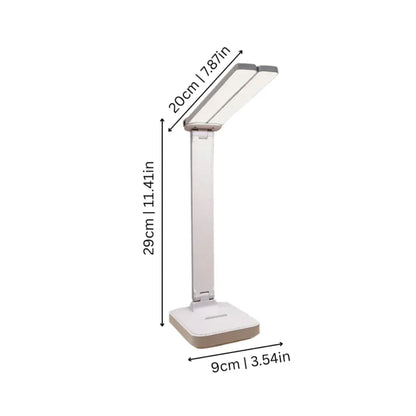 LED Desk Lamp with Touch Control and Adjustable Brightness for Study