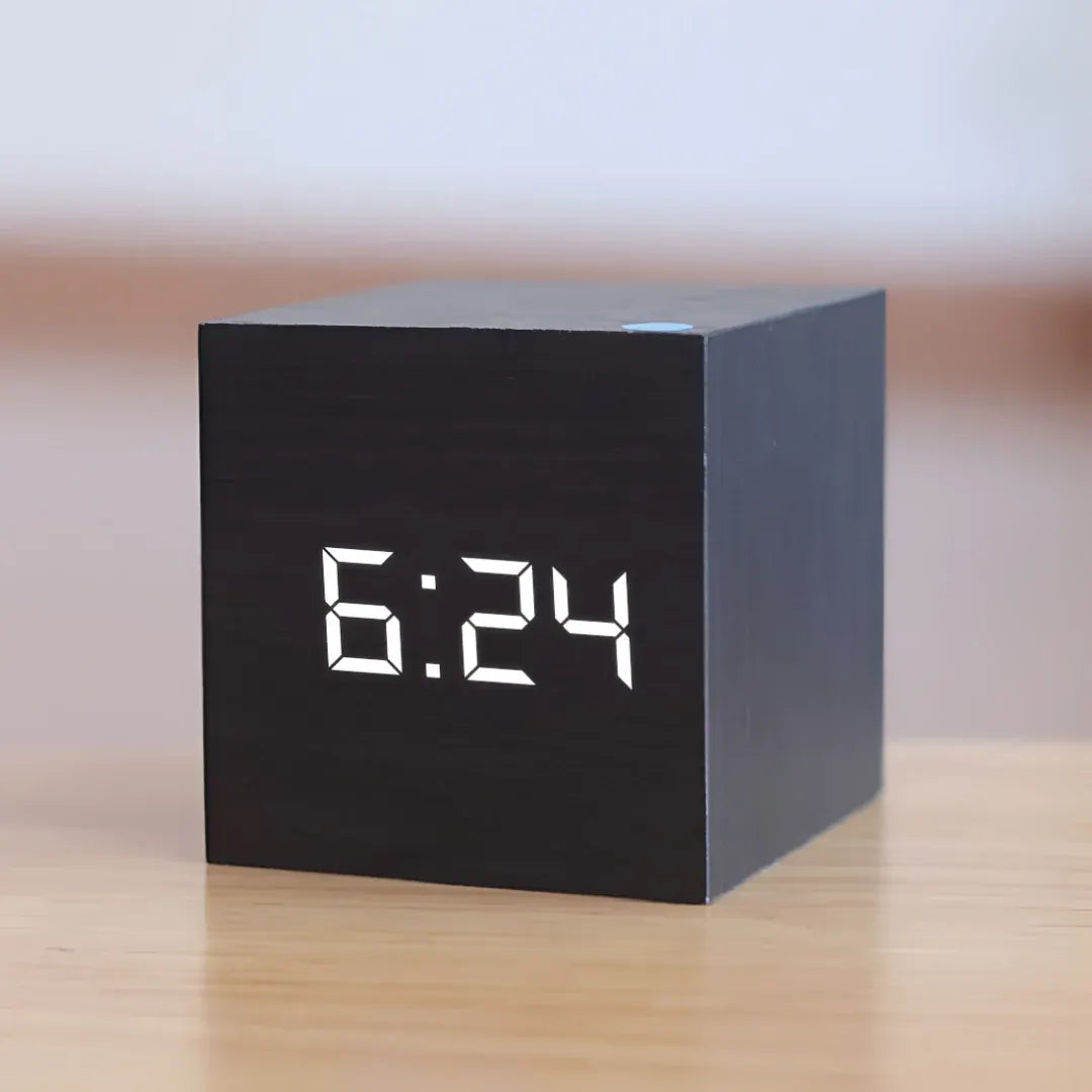LED Digital Desk Alarm Clock with Temperature Display and Timer