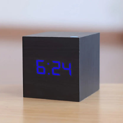 LED Digital Desk Alarm Clock with Temperature Display and Timer