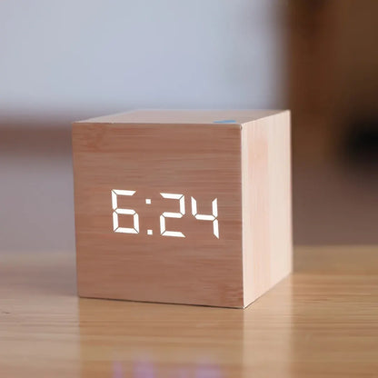 LED Digital Desk Alarm Clock with Temperature Display and Timer