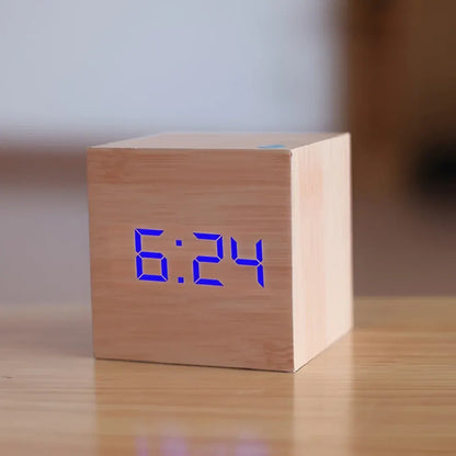 LED Digital Desk Alarm Clock with Temperature Display and Timer