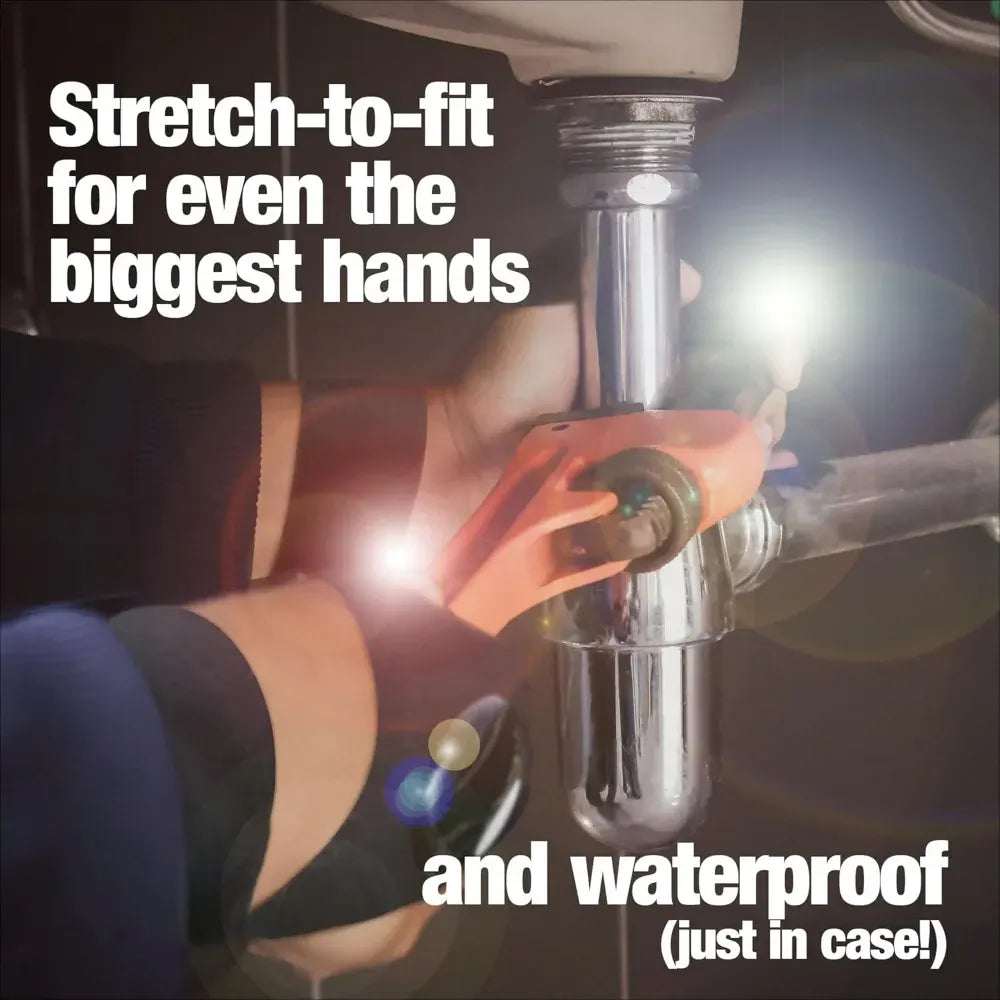 LED Finger Light Flashlight Gloves for Outdoor Work Tasks