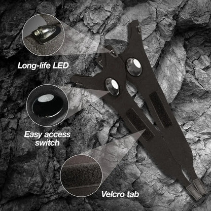 LED Finger Light Flashlight Gloves for Outdoor Work Tasks