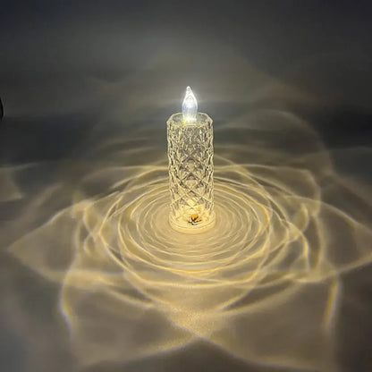 LED Flameless Candle with Warm Glow – Decorative Home Accent Light