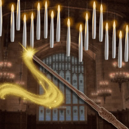 LED Floating Flameless Candles Halloween Decor Lighting