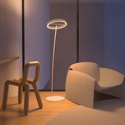 LED Floor Lamp with Remote Control and Adjustable Brightness Design