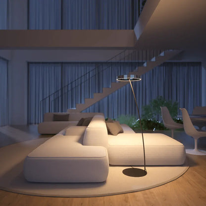 LED Floor Lamp with Remote Control and Adjustable Brightness Design