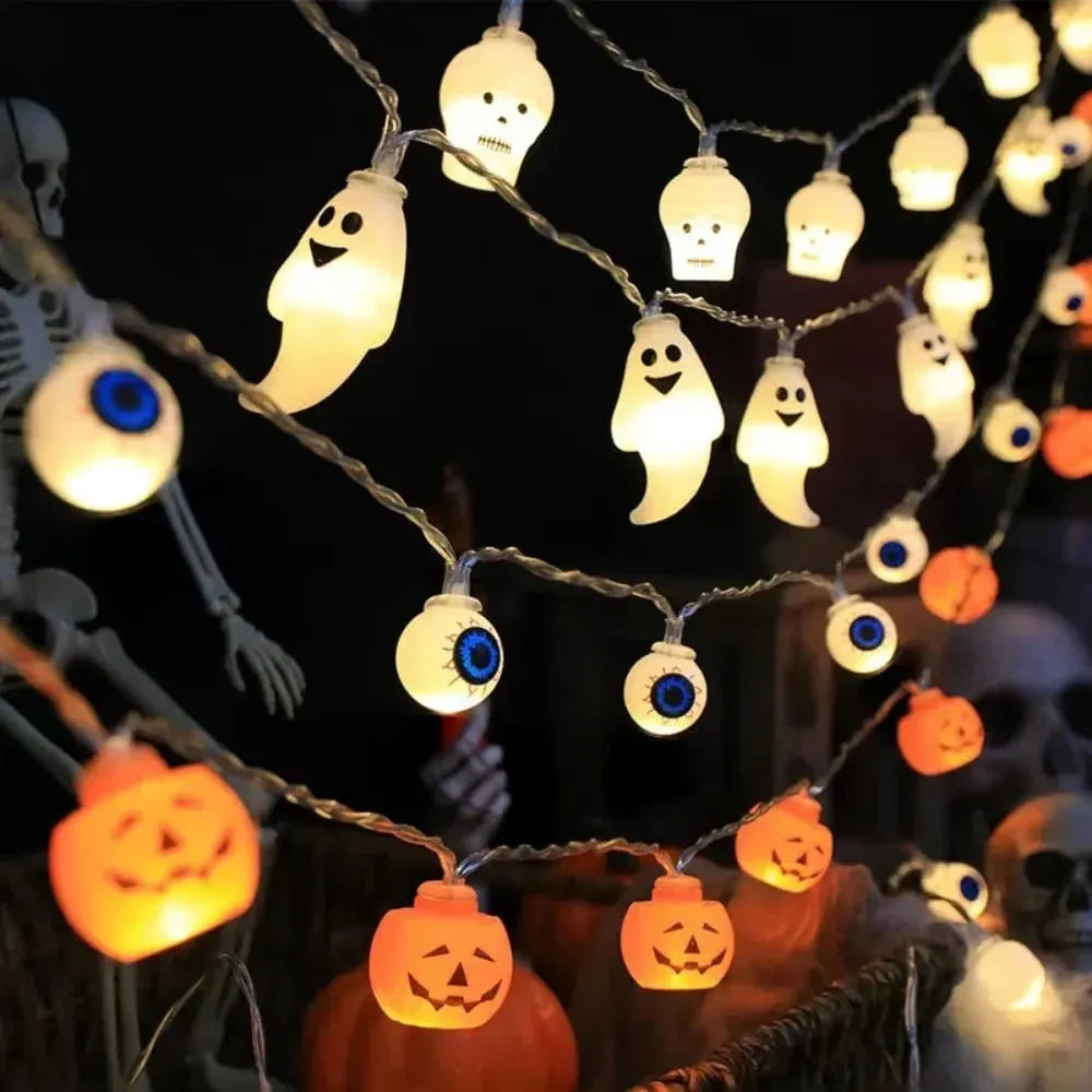 LED Halloween String Lights Hanging Holiday Decor