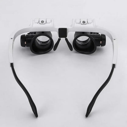 LED Illuminated Magnifying Glasses with Adjustable Lens Design