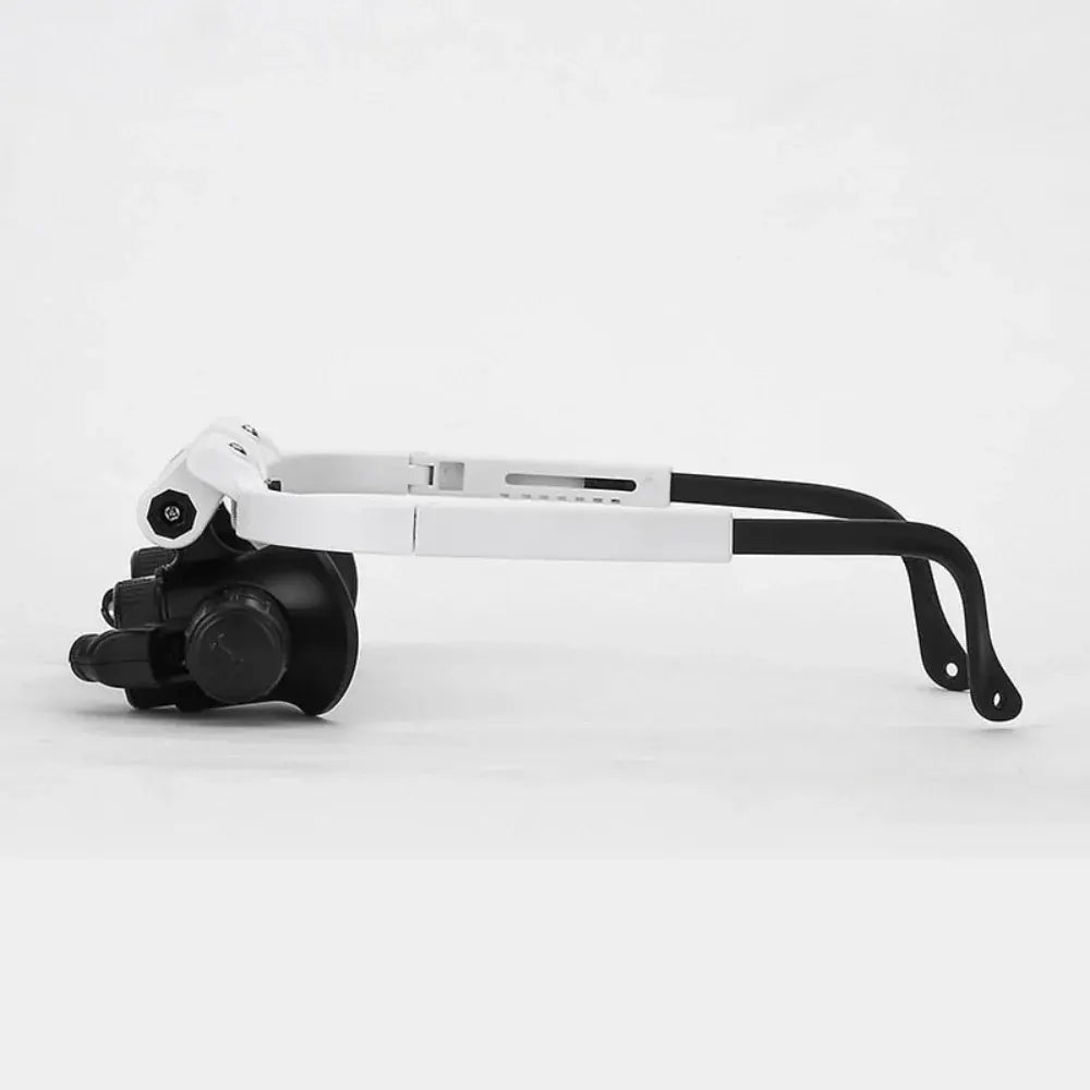 LED Illuminated Magnifying Glasses with Adjustable Lens Design