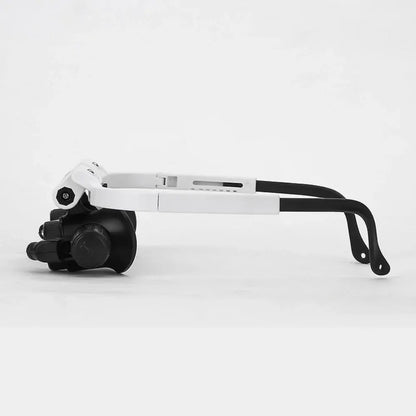 LED Illuminated Magnifying Glasses with Adjustable Lens Design