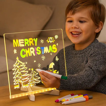 LED Light-Up Drawing Board for Kids Creative Writing Surface