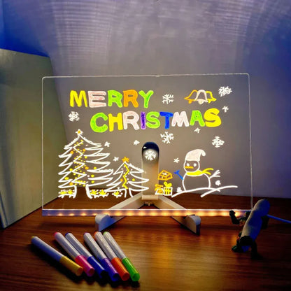 LED Light-Up Drawing Board for Kids Creative Writing Surface