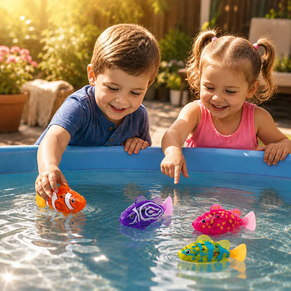 LED Light-Up Floating Fish Bath Toy for Kids
