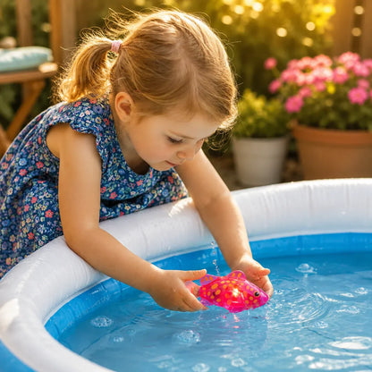 LED Light-Up Floating Fish Bath Toy for Kids