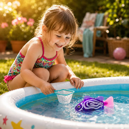 LED Light-Up Floating Fish Bath Toy for Kids