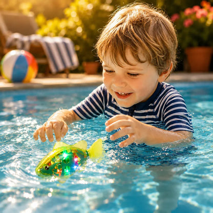 LED Light-Up Floating Fish Bath Toy for Kids