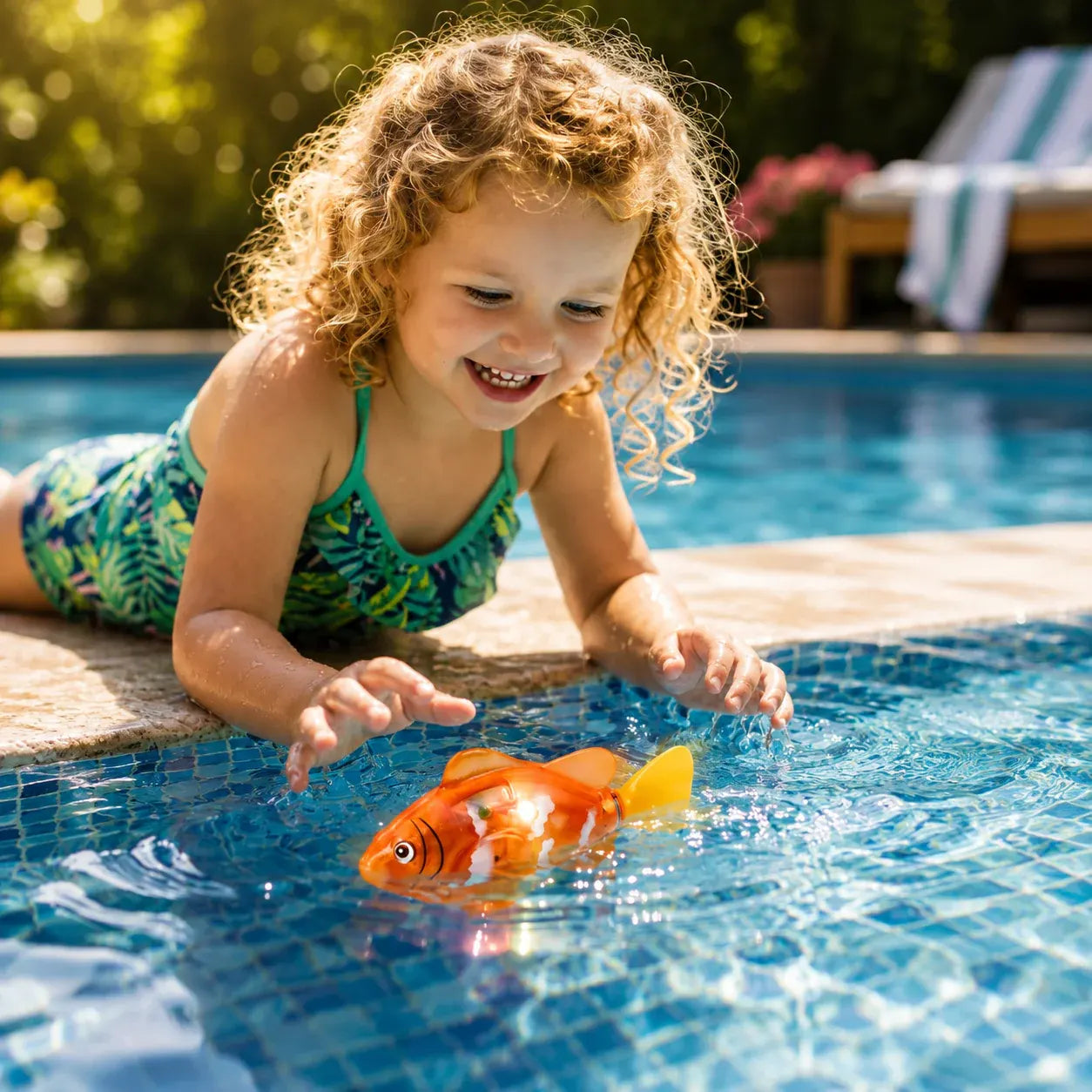 LED Light-Up Floating Fish Bath Toy for Kids