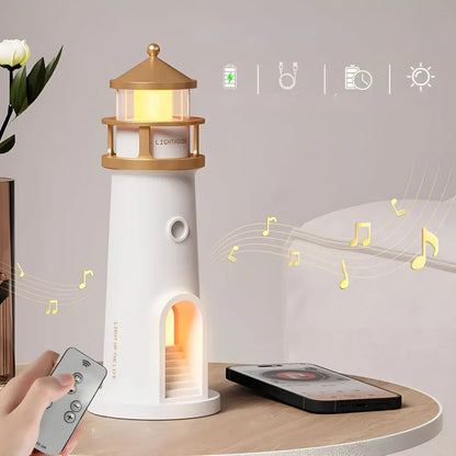 LED Lighthouse Projector Night Lamp for Room Decor