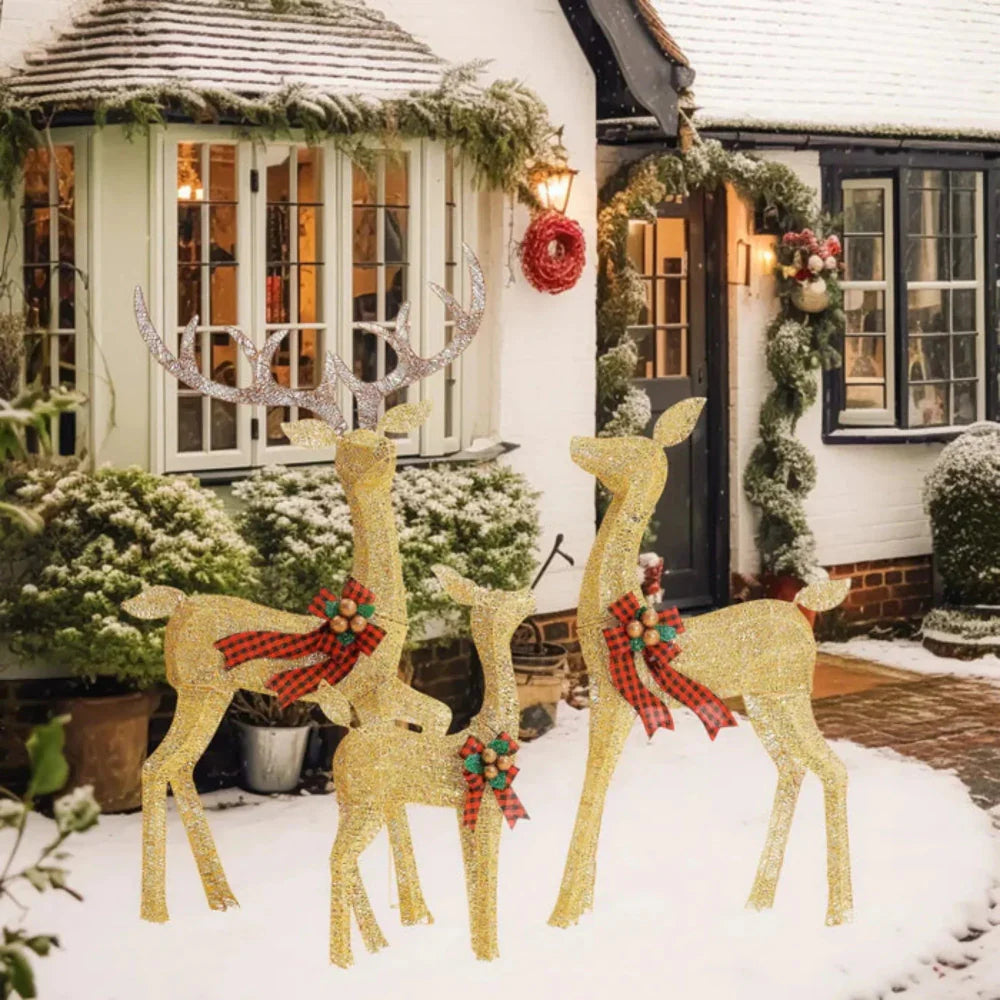 LED Reindeer Garden Display Outdoor Holiday Decor