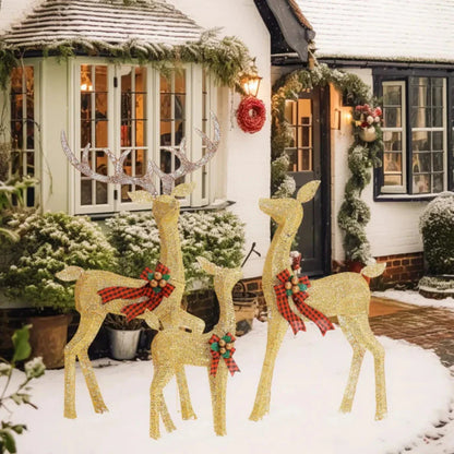 LED Reindeer Garden Display Outdoor Holiday Decor