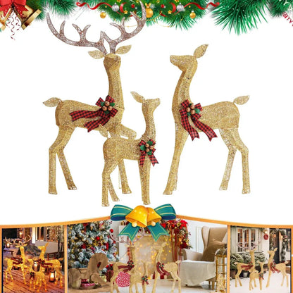 LED Reindeer Garden Display Outdoor Holiday Decor