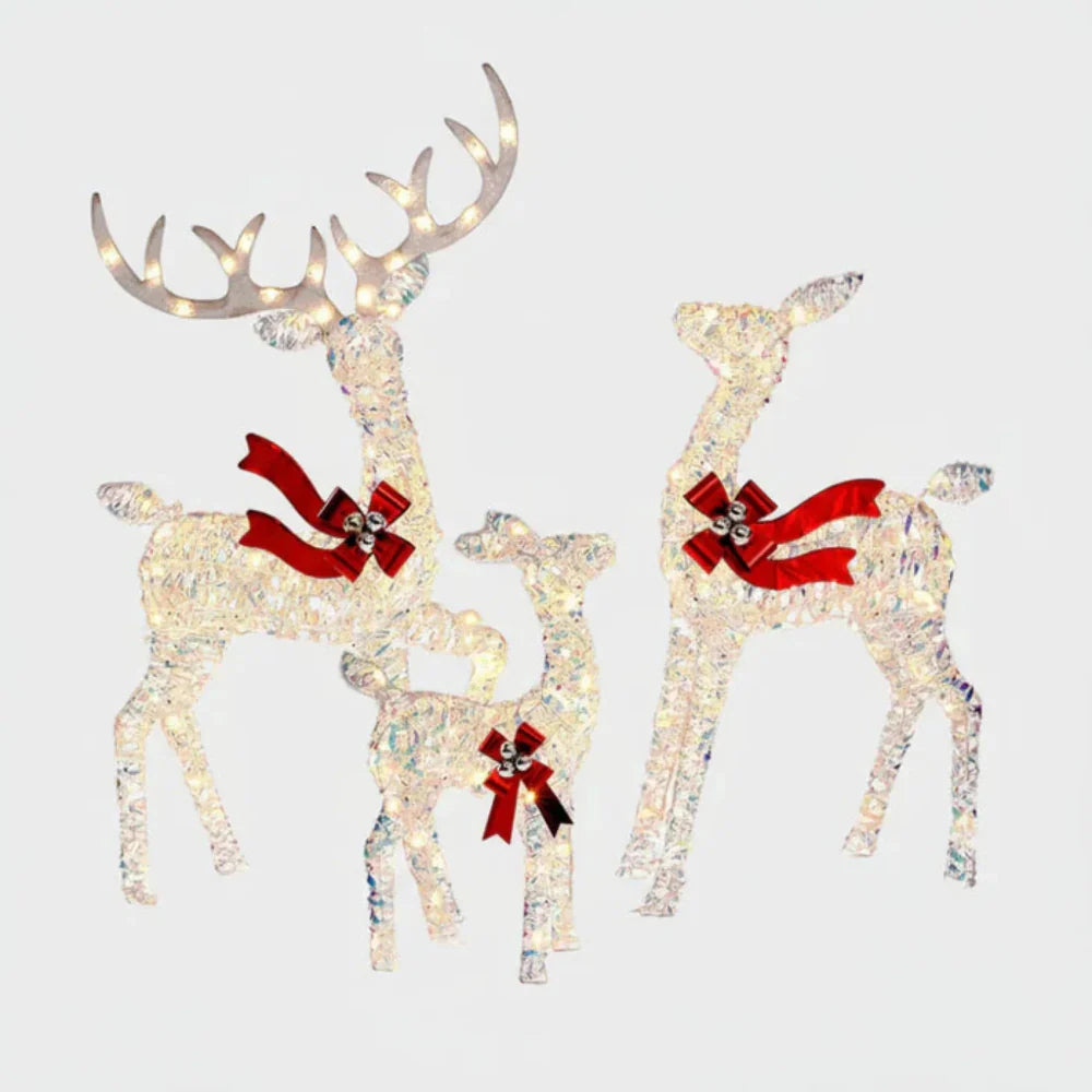 LED Reindeer Garden Display Outdoor Holiday Decor