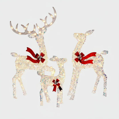 LED Reindeer Garden Display Outdoor Holiday Decor
