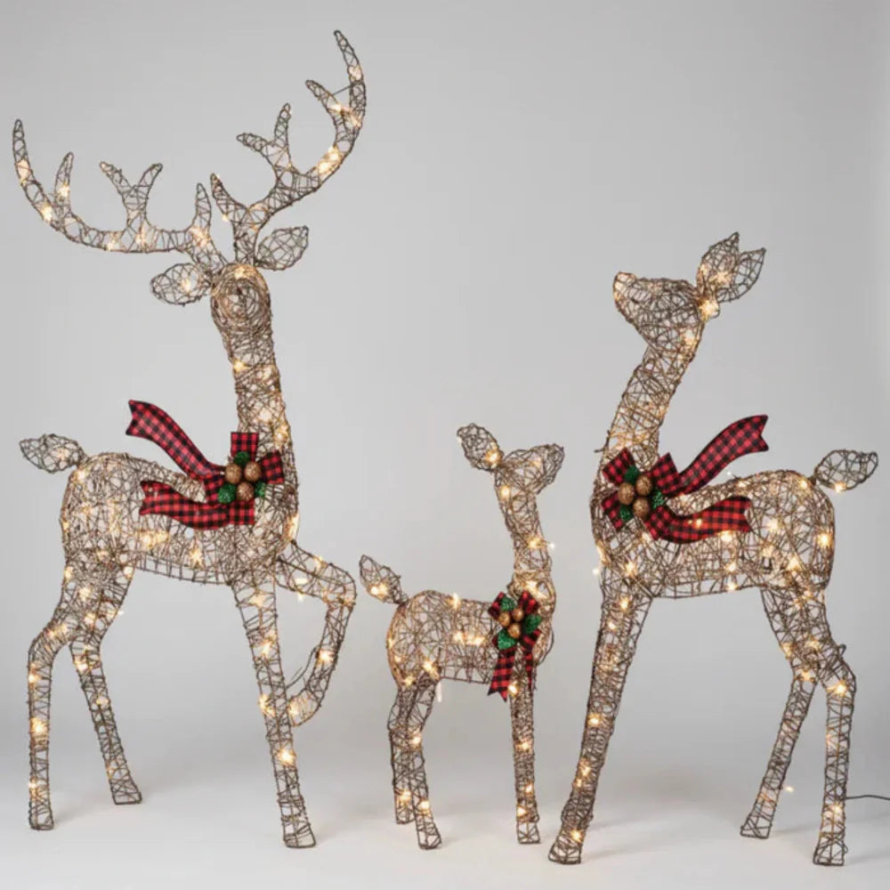 LED Reindeer Garden Display Outdoor Holiday Decor